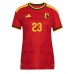 Belgicko Michy Batshuayi #23 Domáci Ženy futbalový dres MS 2026 Krátky Rukáv